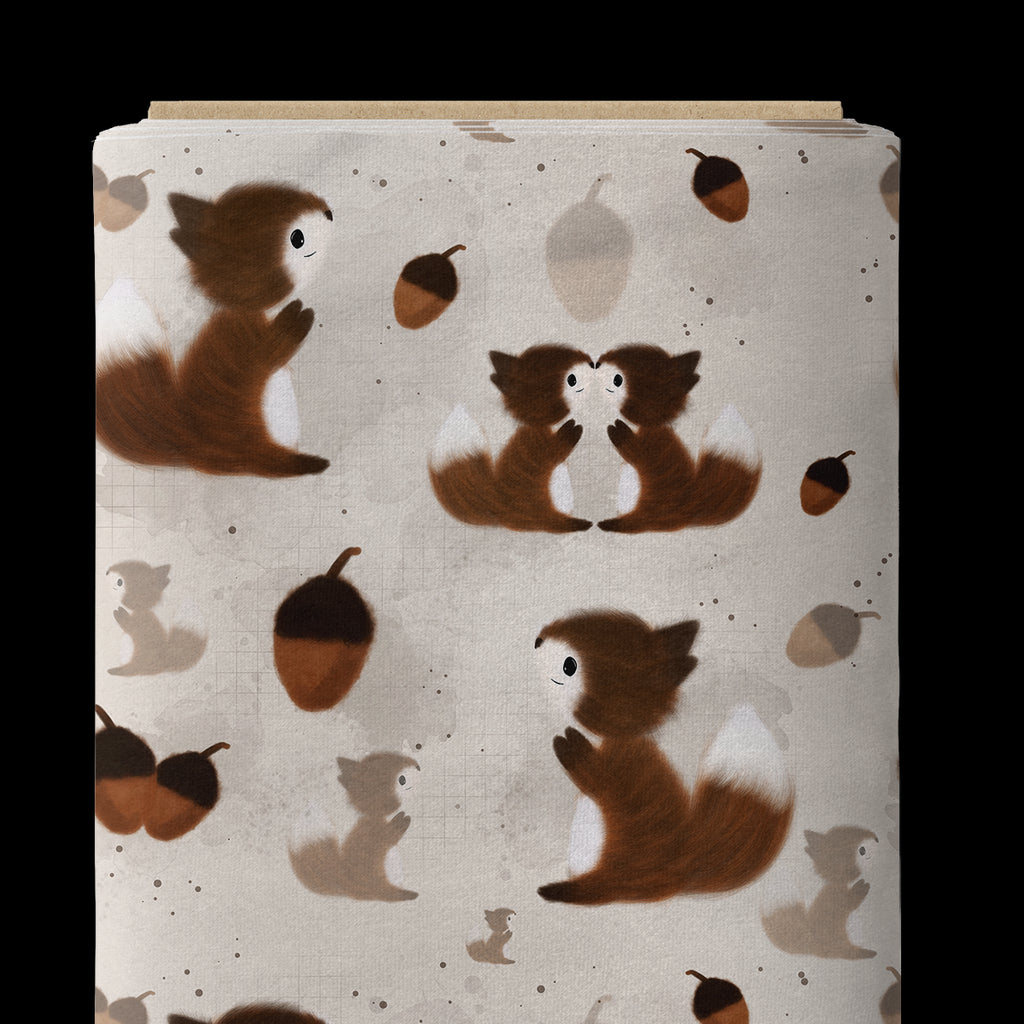 Eichhörnchen Stoff Eigenproduktion